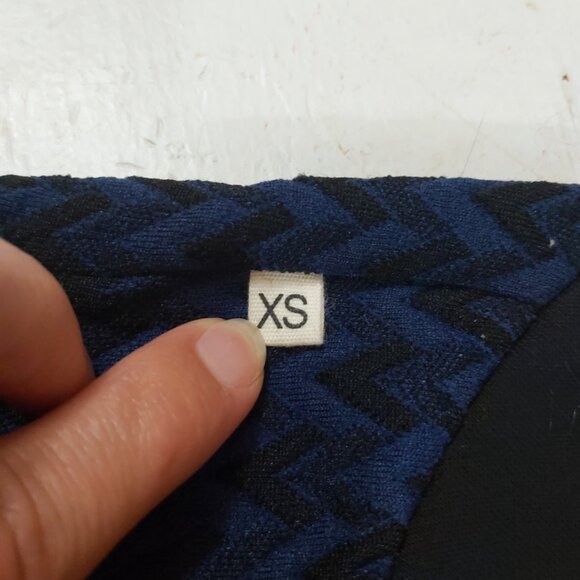 JLCP.CHN Navy Blue/Black Argyle Pullover Dog Shirt - XS - Picture 6 of 6